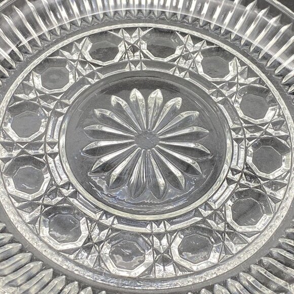 Royal Brighton Indiana Glass Plate Bread Butter Dessert Plate 6.5” Lot Of 7 - Picture 6 of 10